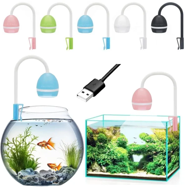 Mini USB Full Spectrum Clip Refugium Light